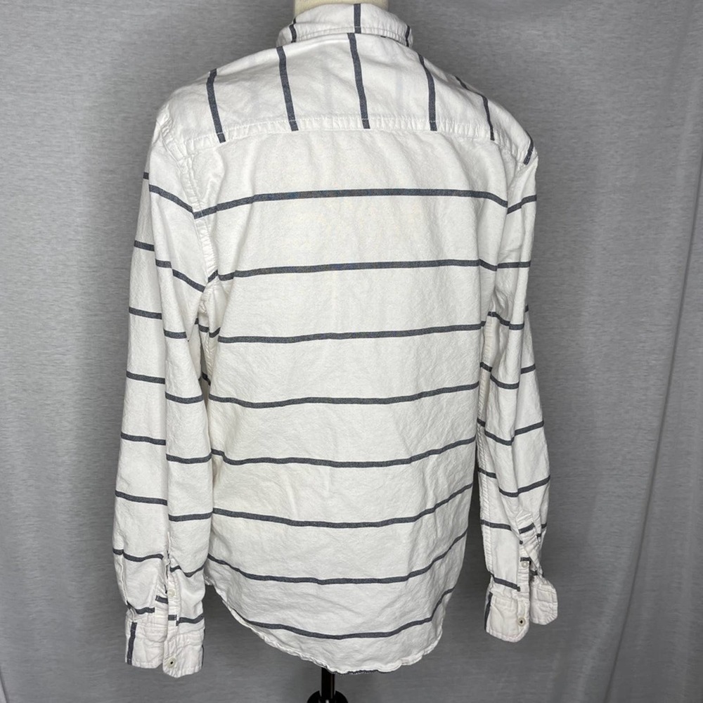 A25). Aeropostale NYC Men Button Down Shirt Long Sleeve - Picture 8 of 15